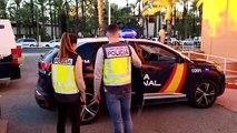 El detenido por el crimen machista de Elche es conducido a dependencias policiales.