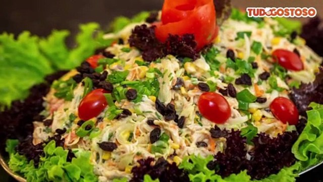 Salada de maionese com frango