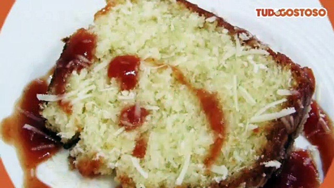 Bolo dois amores (queijo com goiabada)