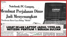 Lihat Iklan Laptop Jadul 1990-an, Netizen Intel Pentium 1 Berasa Sultan