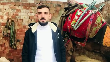 Kredi borcunu ödeyemeyen çiftçinin devesini haczettiler
