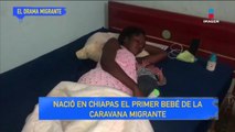 Apoyan a migrante que dio a luz en Chiapas