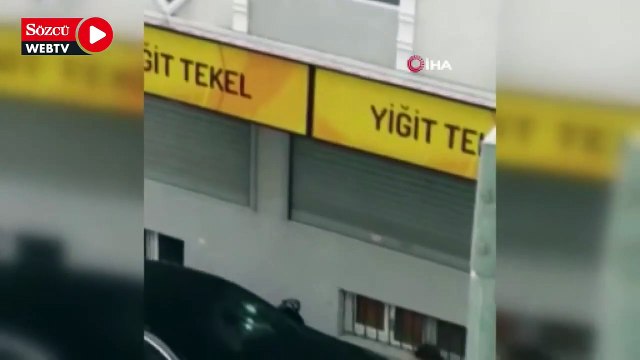 Öfkeli koca dehşet saçtı: Eşinin lüks otomobilini pert etti
