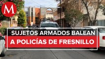 Dos policías de Fresnillo, Zacatecas, sufren ataque armado; su estado de salud es grave