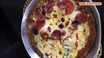 Massa de pizza fácil, rápida e deliciosa
