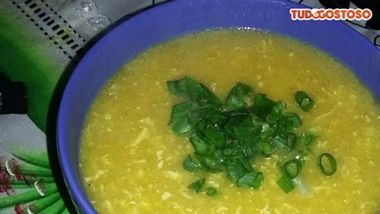 Caldo de frango com mandioca
