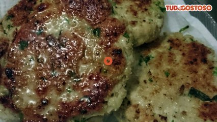 Hambúrguer de frango saudável da Tati