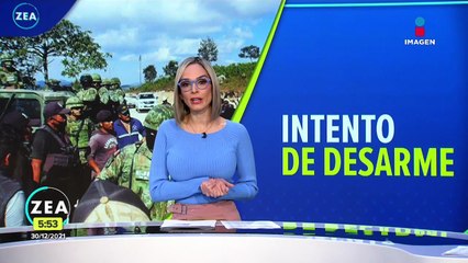 Intentan desarmar a comunitarios