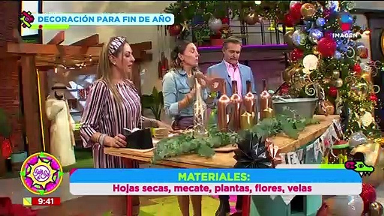 ¡Decoración para fin de año con materiales ecológicos y reutilizables!