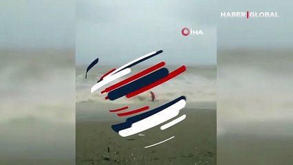 Antalya'dan korku filmlerini aratmayan 'kırmızı kod' görüntüleri