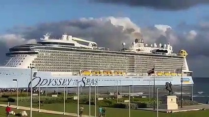 Llega a Puerto Plata el "Odyssey of the Seas”, uno de los cruceros más grandes