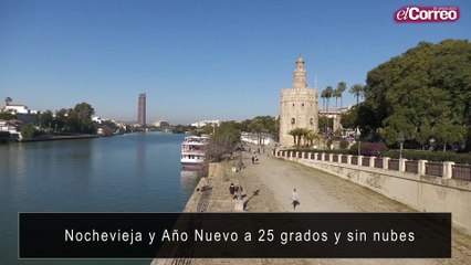 En Andalucía se esperan para el día 31 y 1 cielos poco nubosos o despejados