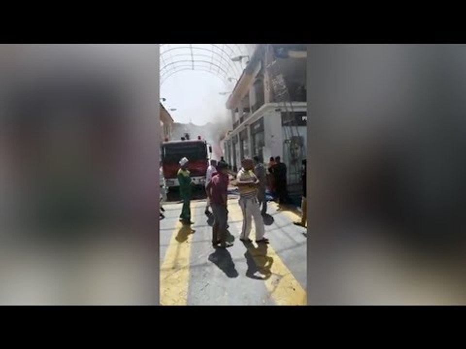 بواسطة 10 سيارت إطفاء.. إخماد حريق هائل بأحد فنادق شرم الشيخ