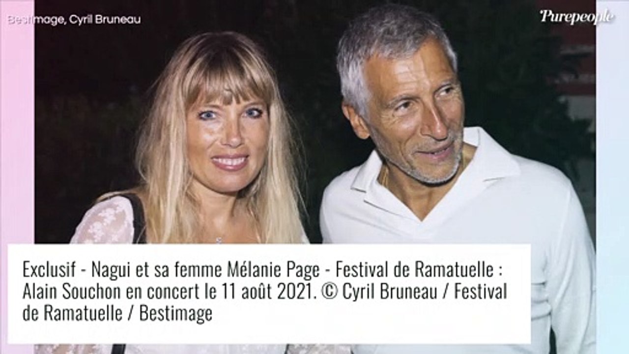 Nagui et Mélanie Page : Un coup de foudre à sens unique, l'animateur raconte leur rencontre