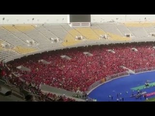 إقبال كثيف على مدرجات الثالثة شمال قبل مواجهة صن داونز بدقائق