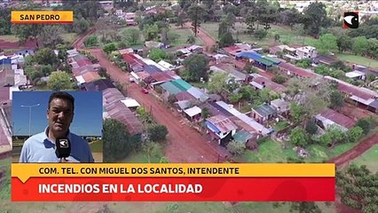 Incendios en la localidad