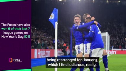 Rodgers hits out at 'ludicrous' January rescheduling talk