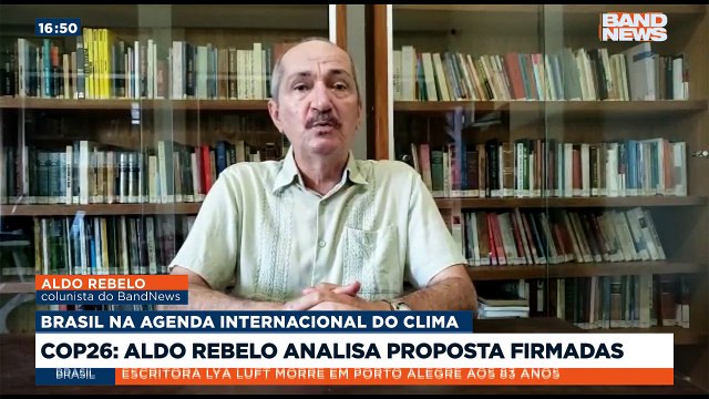 O ex-ministro Aldo Rebelo falou sobre os desafios que o Brasil deve enfrentar para alcançar as propostas firmadas durante a Cop26, em Glasgow.Saiba mais em youtube.com.br/bandjornalismo#BandNews20anos #COP26