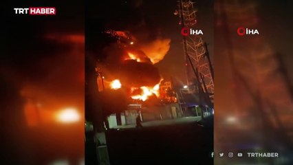 Meksika'da petrol rafinerisinde yangın