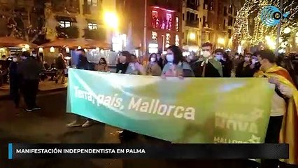 Manifestación independentista en Palma