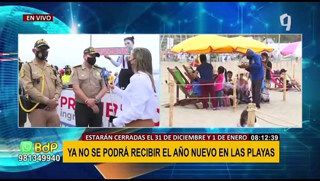 Año Nuevo: PNP y FFAA apoyarán a municipios locales en vigilancia de playas