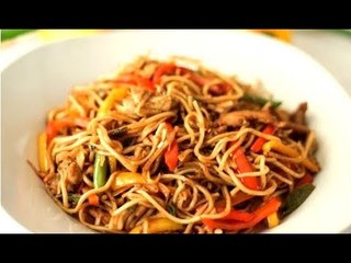 سفرة رمضان| نودلز بالخضار والفراخ