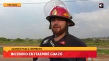 Incendio en Itaembé Guazú