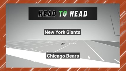 New York Giants at Chicago Bears: Over/Under