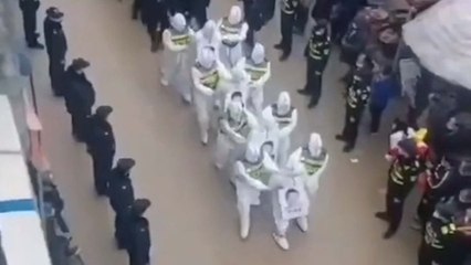 Public shaming: accused human traffickers paraded through streets of China’s southern Jinxi city