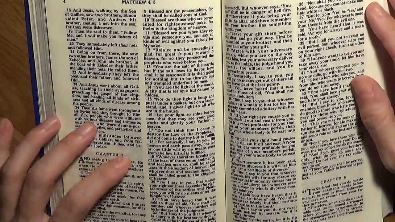 Matthew 5, the New Testament