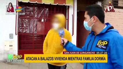 SJL: vecinos piden mayor seguridad tras ataque sicarios a una vivienda