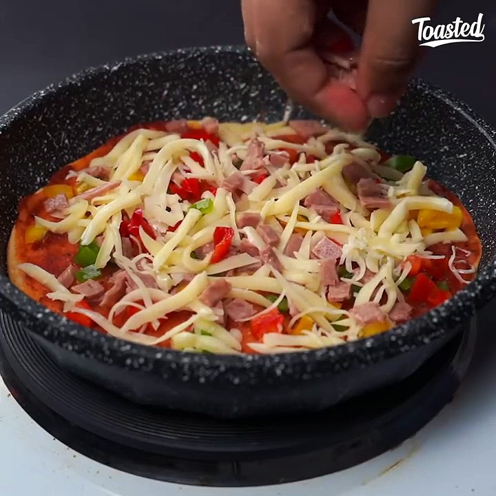 This Liquid Dough Pizza  Is So Delicious That I Cook It Almost Every Day.