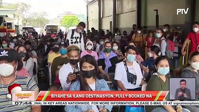 Pasahero sa ilang bus terminals sa Cubao, siksikan na