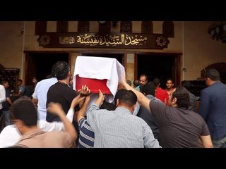 زملاء حنان كمال يشيعون جثمانها من مسجد السيدة نفيسة