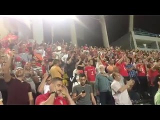 جماهير الأهلي تحتفل بفوزه على إنبي ٢ - صفر: "الدوري في الجزيرة"