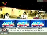 Pdte. Maduro aprobó recursos para la construcción de 500 mil nuevas viviendas para el año 2022