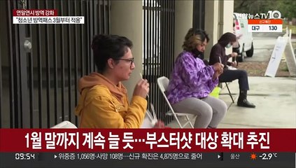 연휴 앞두고 30만명 넘긴 미국…"부스터샷 대상 확대"