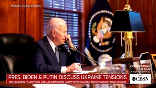 Biden discuss Ukraine tensions with Russian President Vladimir Putin