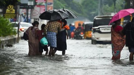 Heavy rainfall lashes Chennai, 3 electrocuted to death