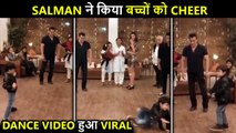 Oh So Cute! Salman Khan Cheers Little Boys Who Dance | Adorable Video