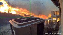 Security camera shows just how quickly wildfires overtook homes in Colorado