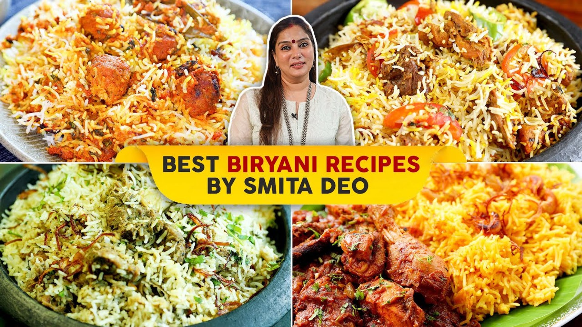 ⁣Best Biryani Recipes | Chicken Kofta | Sindhi Biryani | Sofiyani Biryani | Nasi Biryani | Smita Deo
