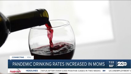 Pandemic drinking rates increase in mothers