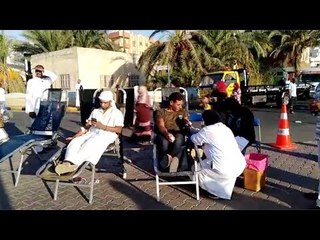 زكاة الجسد أهالي الغردقة يتبرعون بالدم بعد صلاة العيد