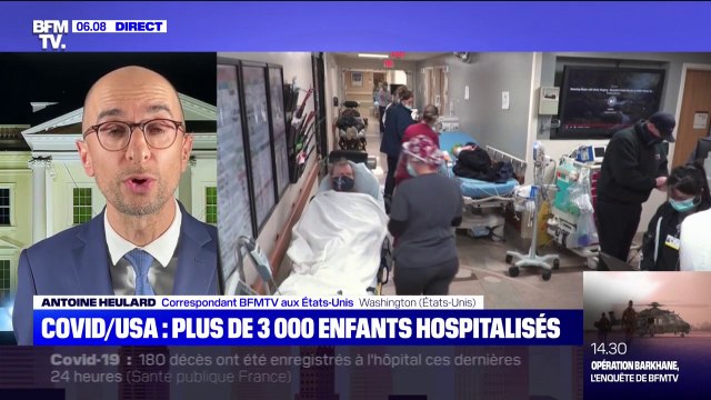 États-Unis: plus de 3000 enfants sont hospitalisés du Covid-19
