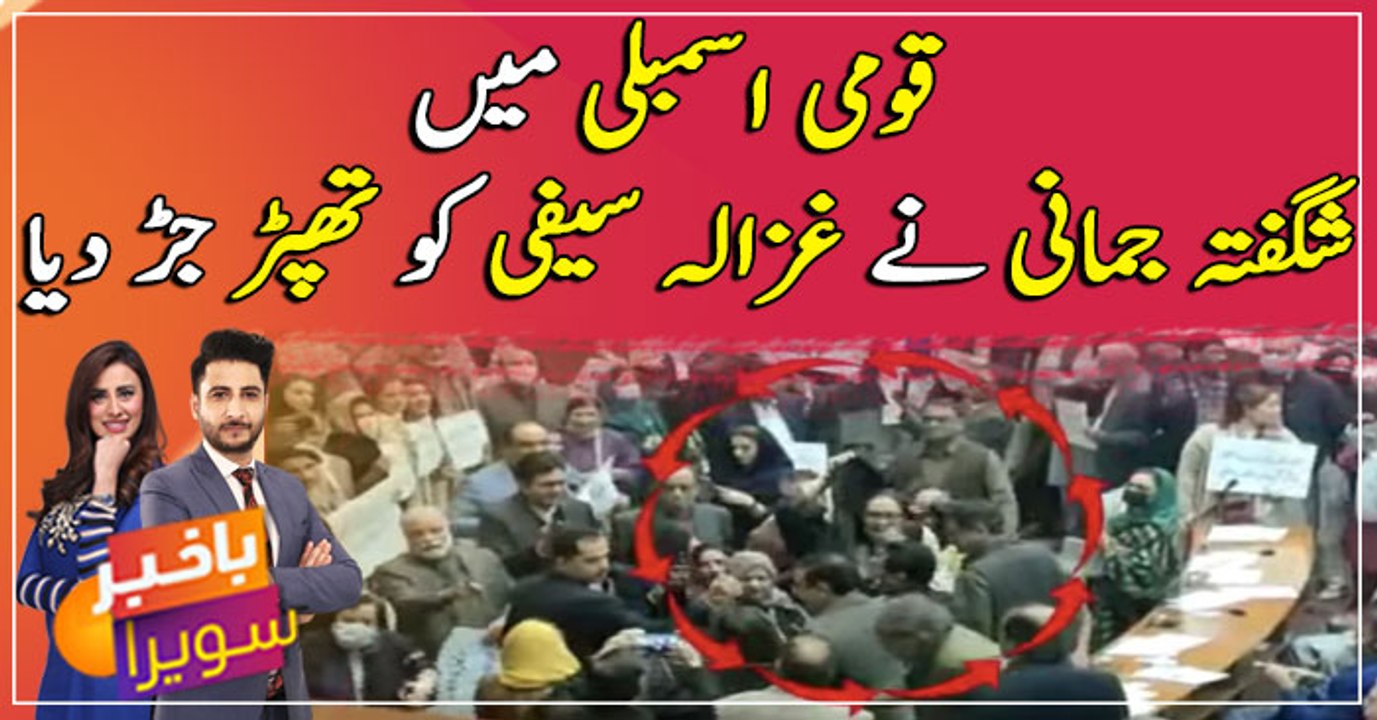 PPP MNA Shagufta Jamani slaps PTI’s Ghazala Sai...