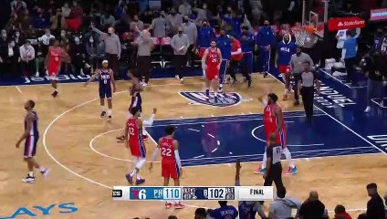 Joel Embiid chambre les Nets en leur disant de rentrer chez eux...
