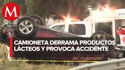 Accidente en autopista México-Pachuca deja dos personas muertas y dos heridas