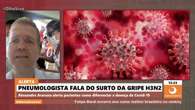 Especialista em doenças respiratórias faz alertas sobre surto de H3N2 e comparações com ômicron