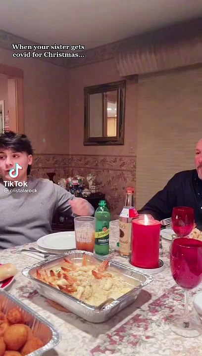 El remedio viral de una joven positiva en covid para cenar con su familia en Navidad